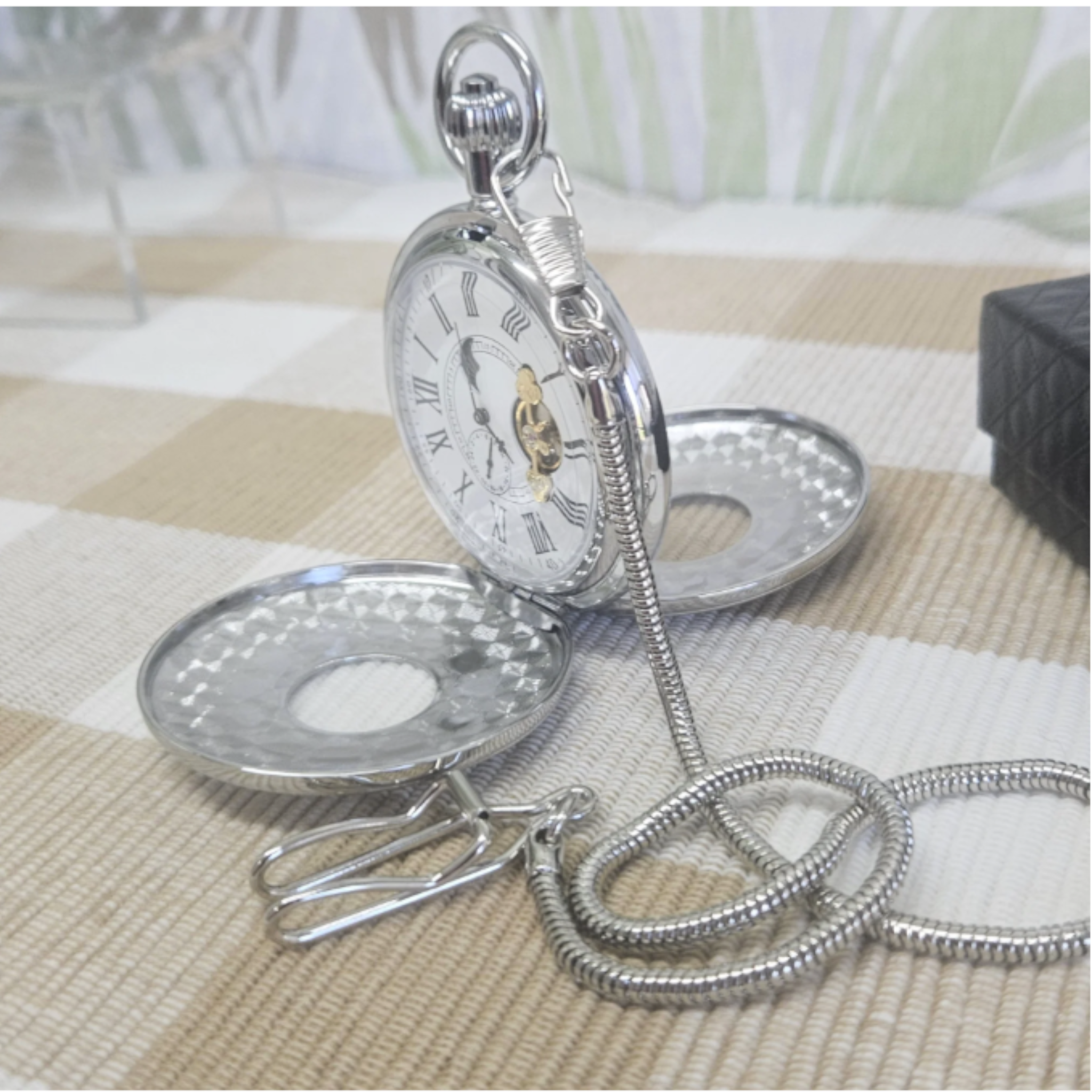 Mechanical Fob Dbl Opening Moon Phase $99.80
