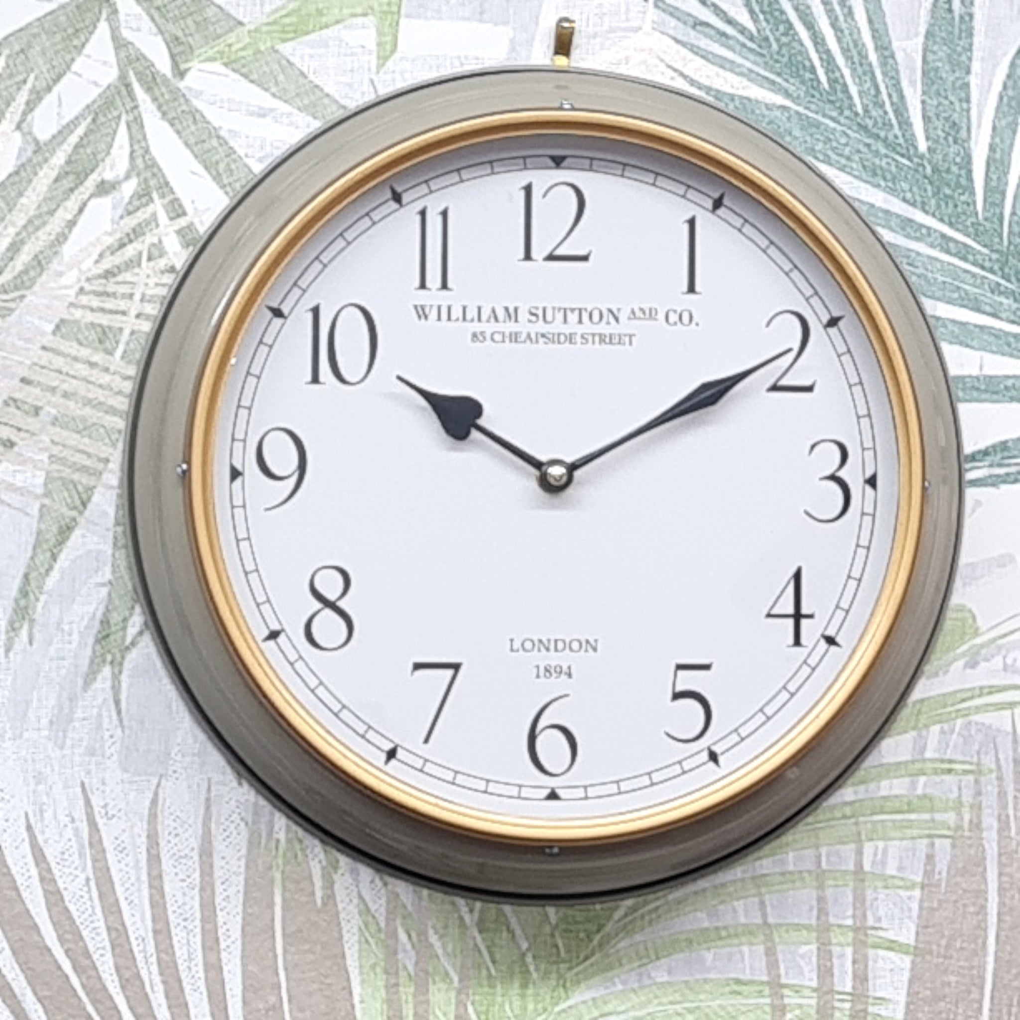 new clock 30cm metal $27.50