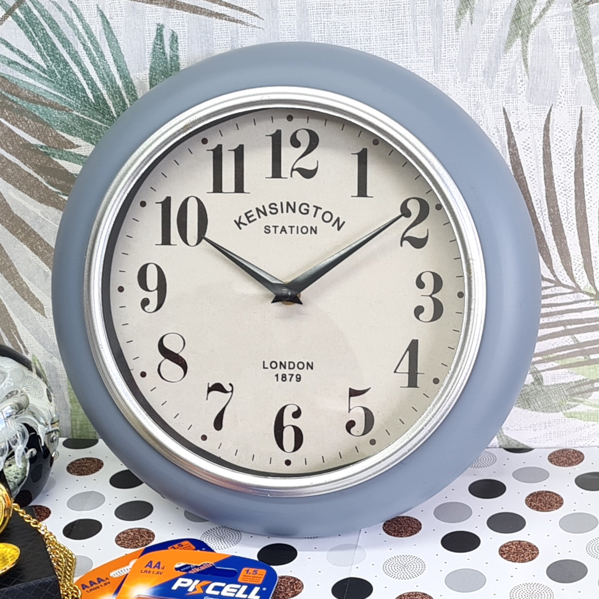 C7 300mm metal clock $22.50