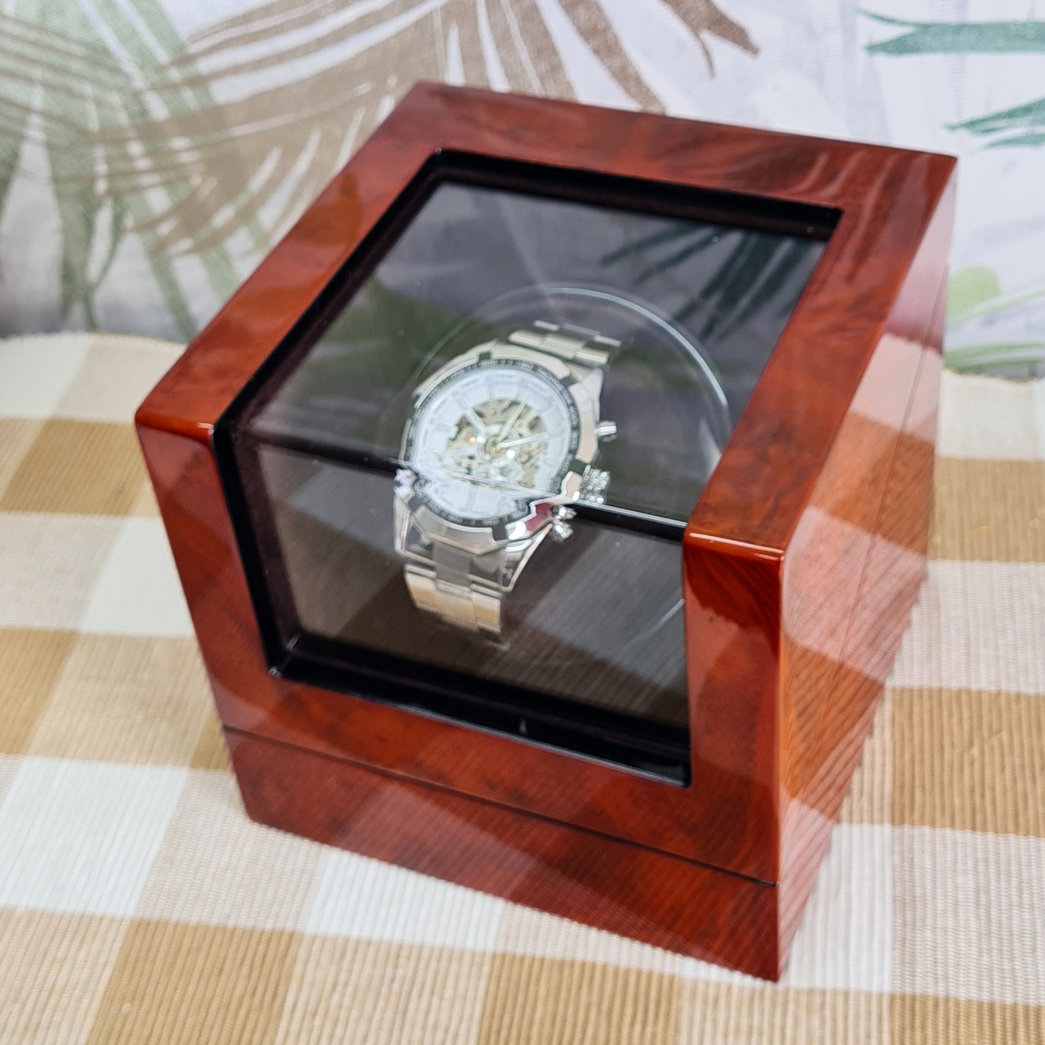 watch winder box piano finish japan motor $69.90